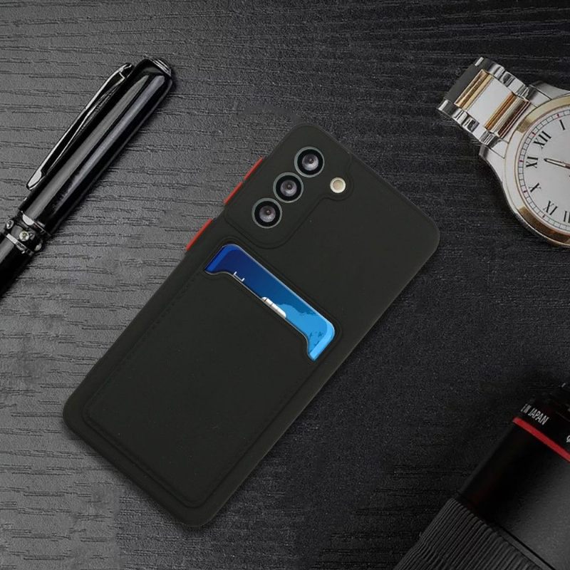 Hoesje voor Samsung Galaxy S22 5G Anti-fall Dunne Kaarthouder