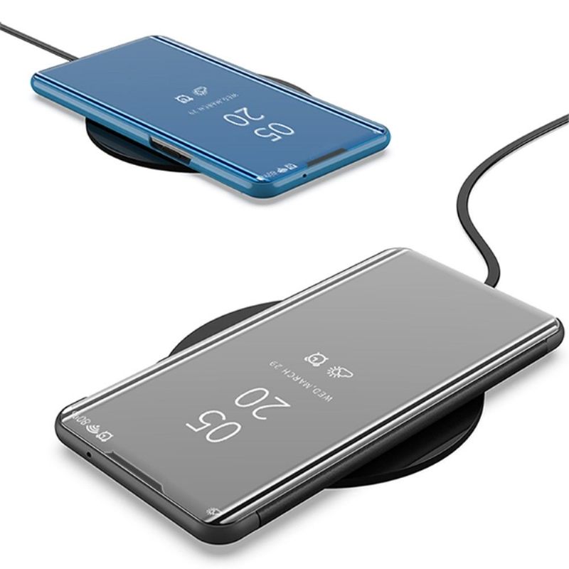 Hoesje voor Samsung Galaxy S22 5G Folio-hoesje Spiegeleffect