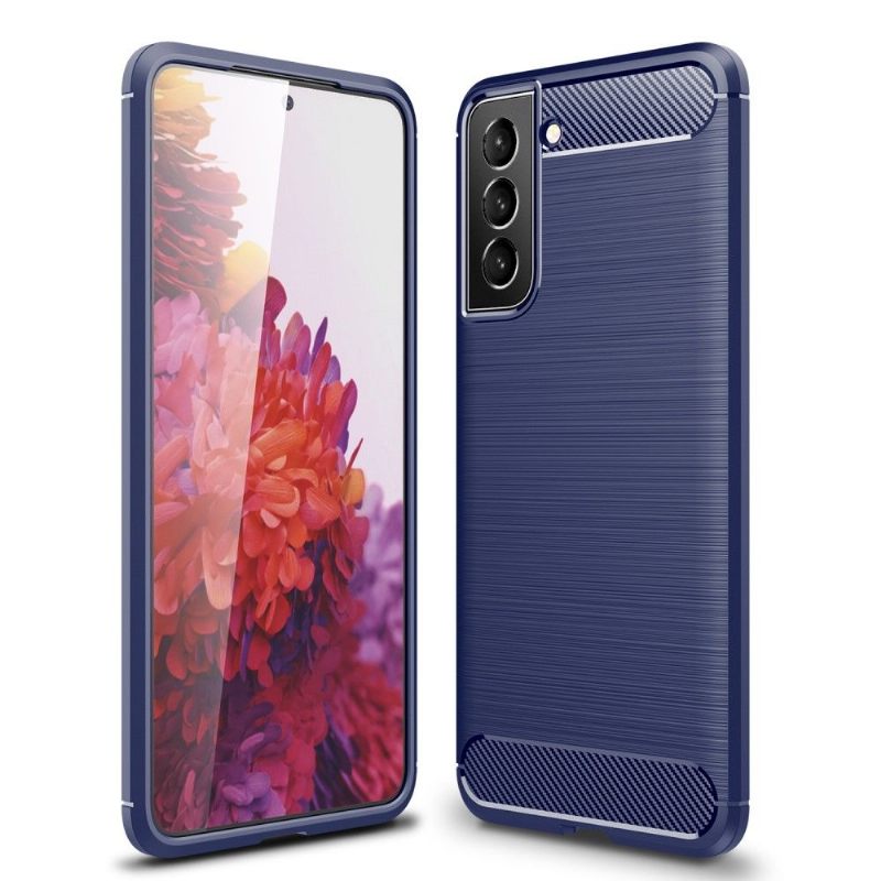 Hoesje voor Samsung Galaxy S22 5G Geborsteld Siliconeneffect