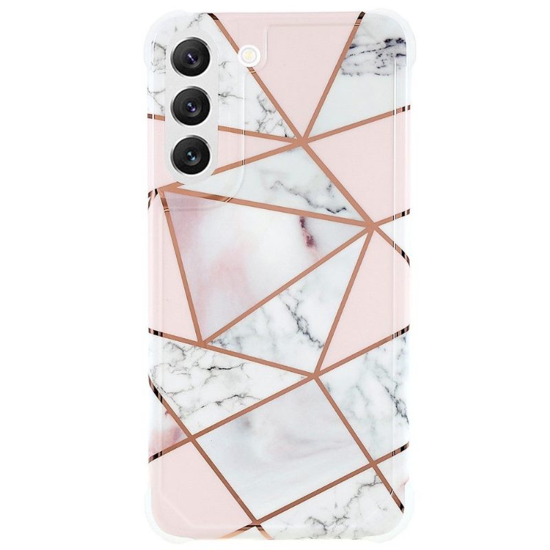 Hoesje voor Samsung Galaxy S22 5G Geometrisch Marmer
