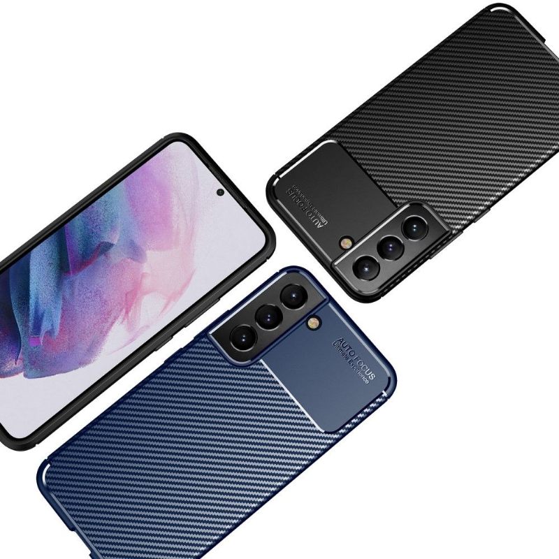 Hoesje voor Samsung Galaxy S22 5G Koolstofvezelstijl