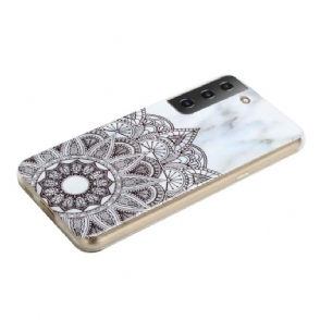 Hoesje voor Samsung Galaxy S22 5G Marmer En Mandala