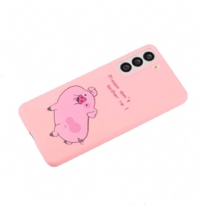 Hoesje voor Samsung Galaxy S22 5G Met Ketting Varken