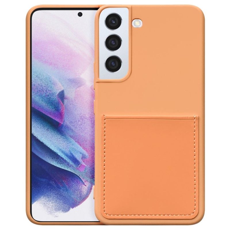 Hoesje voor Samsung Galaxy S22 5G Mia Siliconen Kaarthouder
