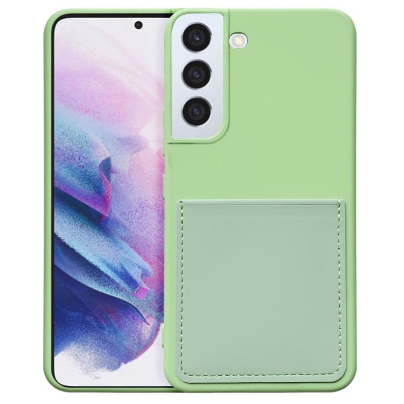 Hoesje voor Samsung Galaxy S22 5G Mia Siliconen Kaarthouder