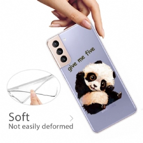 Hoesje voor Samsung Galaxy S22 5G Panda"geef Me Vijf"