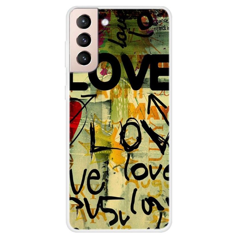 Telefoonhoesje voor Samsung Galaxy S22 5G Bescherming Liefde Liefde Liefde