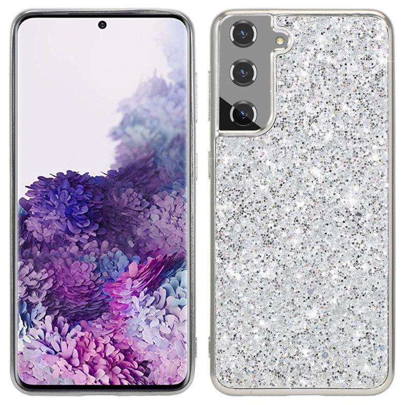 Telefoonhoesje voor Samsung Galaxy S22 5G Glamoureuze Pailletten