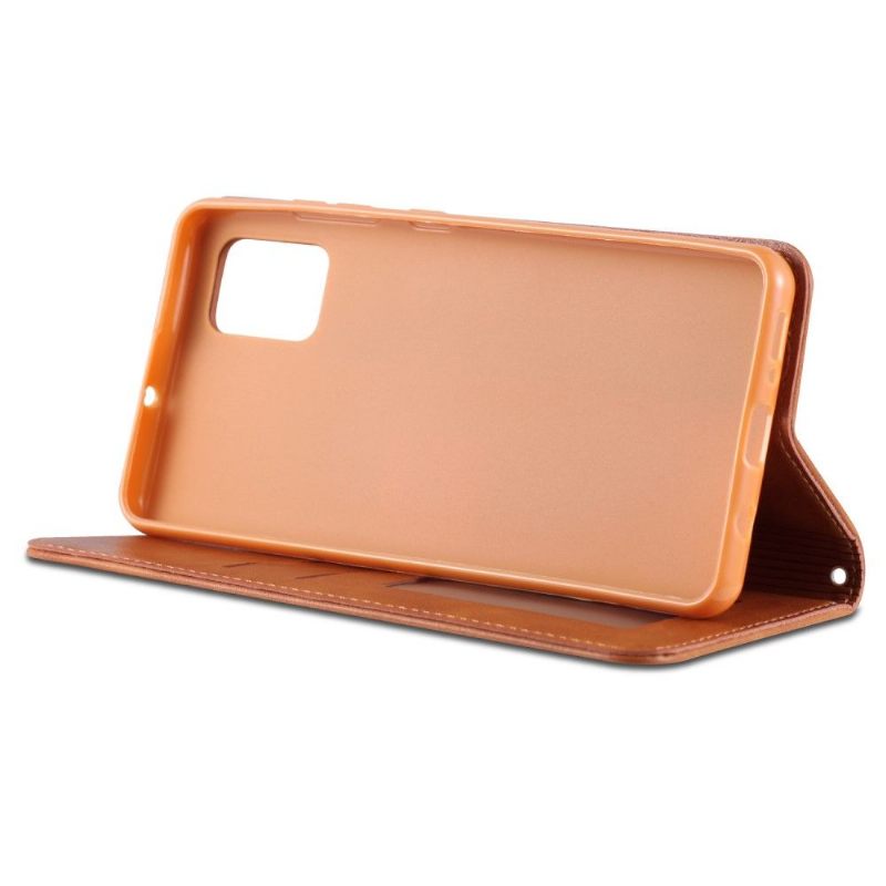 Flip Case voor Samsung Galaxy A71 Azns Kunstleer Kaarthouder