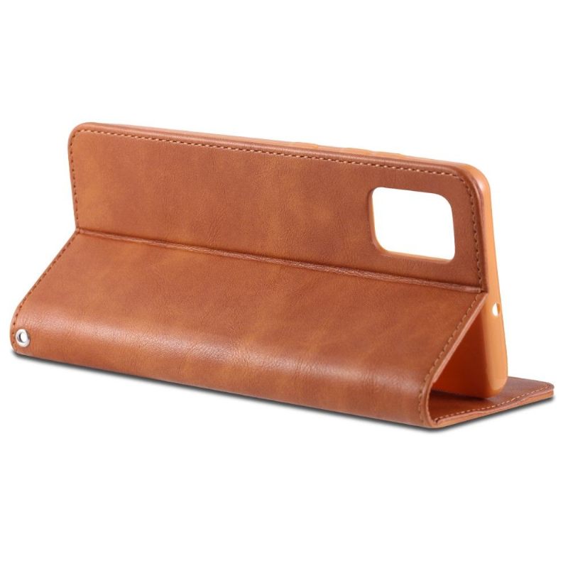 Flip Case voor Samsung Galaxy A71 Azns Kunstleer Kaarthouder
