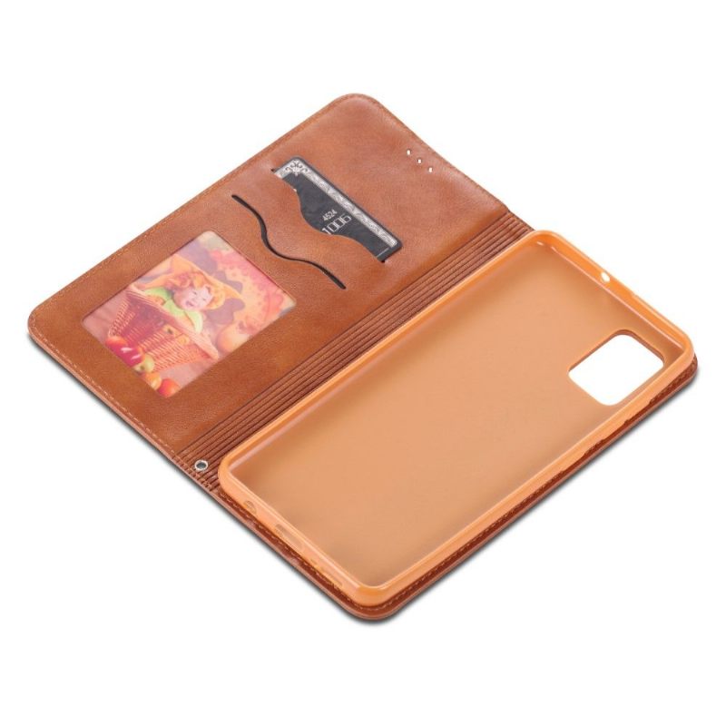 Flip Case voor Samsung Galaxy A71 Azns Kunstleer Kaarthouder