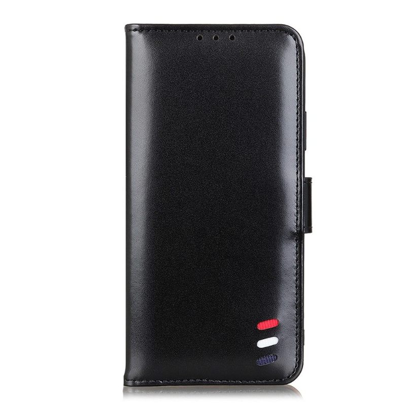 Folio-hoesje voor Samsung Galaxy A71 Melodie Van Imitatieleer