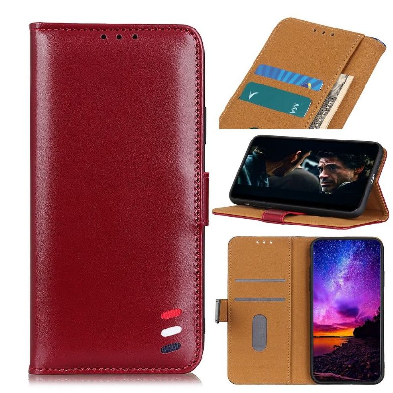 Folio-hoesje voor Samsung Galaxy A71 Melodie Van Imitatieleer