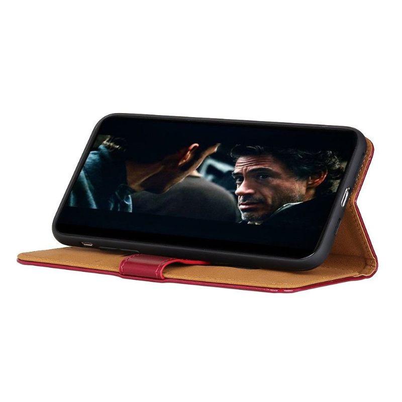 Folio-hoesje voor Samsung Galaxy A71 Melodie Van Imitatieleer