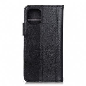 Folio-hoesje voor Samsung Galaxy A71 Portemonnee Leereffect Mathilde