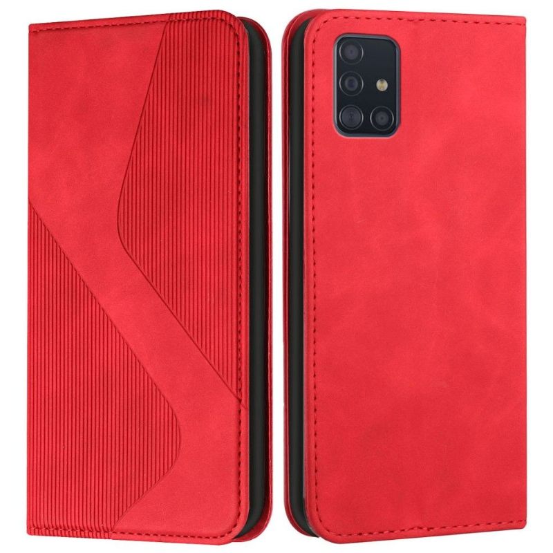 Folio-hoesje voor Samsung Galaxy A71 S-vorm Zakelijk