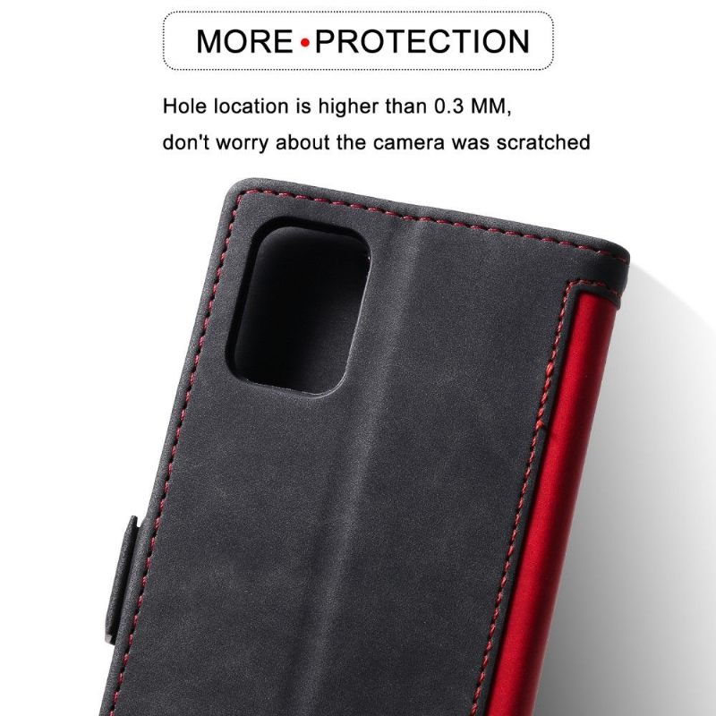 Folio-hoesje voor Samsung Galaxy A71 Vintage Zak Met Koord