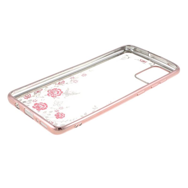Hoesje voor Samsung Galaxy A71 Bloemen Lente Transparant