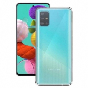 Hoesje voor Samsung Galaxy A71 Helder + Gehard Glas