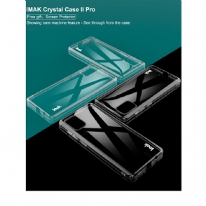 Hoesje voor Samsung Galaxy A71 Imak Transparant + Beschermfolie