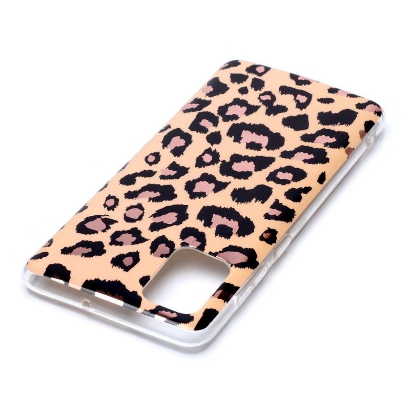Hoesje voor Samsung Galaxy A71 In Gel Luipaard