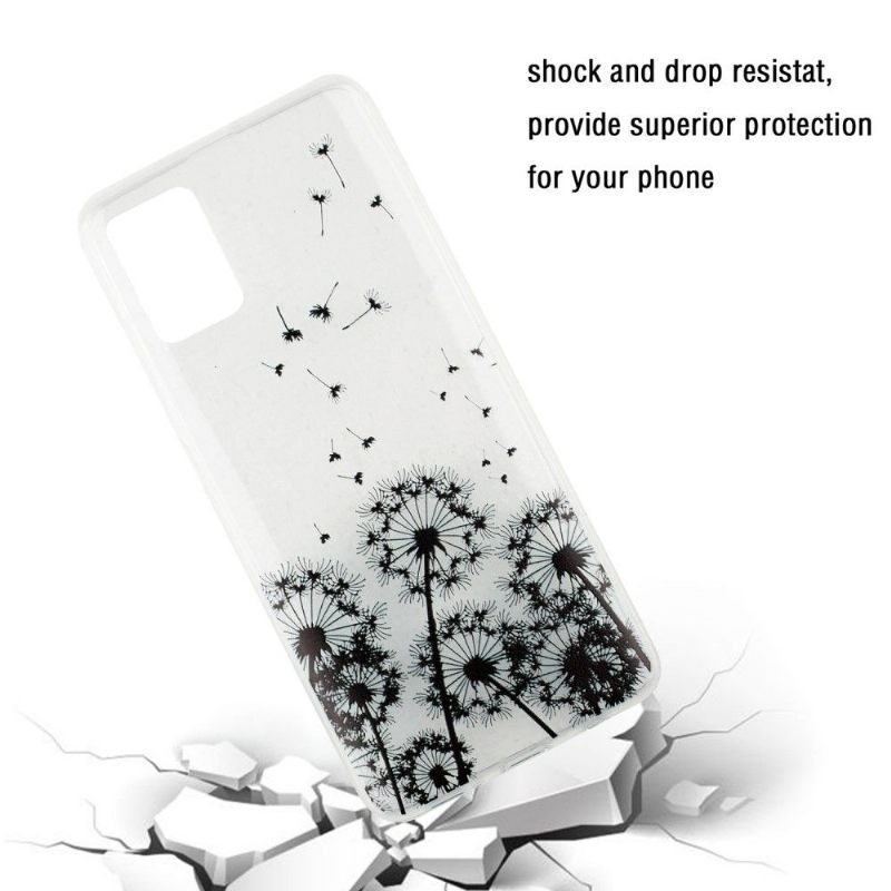 Hoesje voor Samsung Galaxy A71 Naadloos Paardebloempatroon