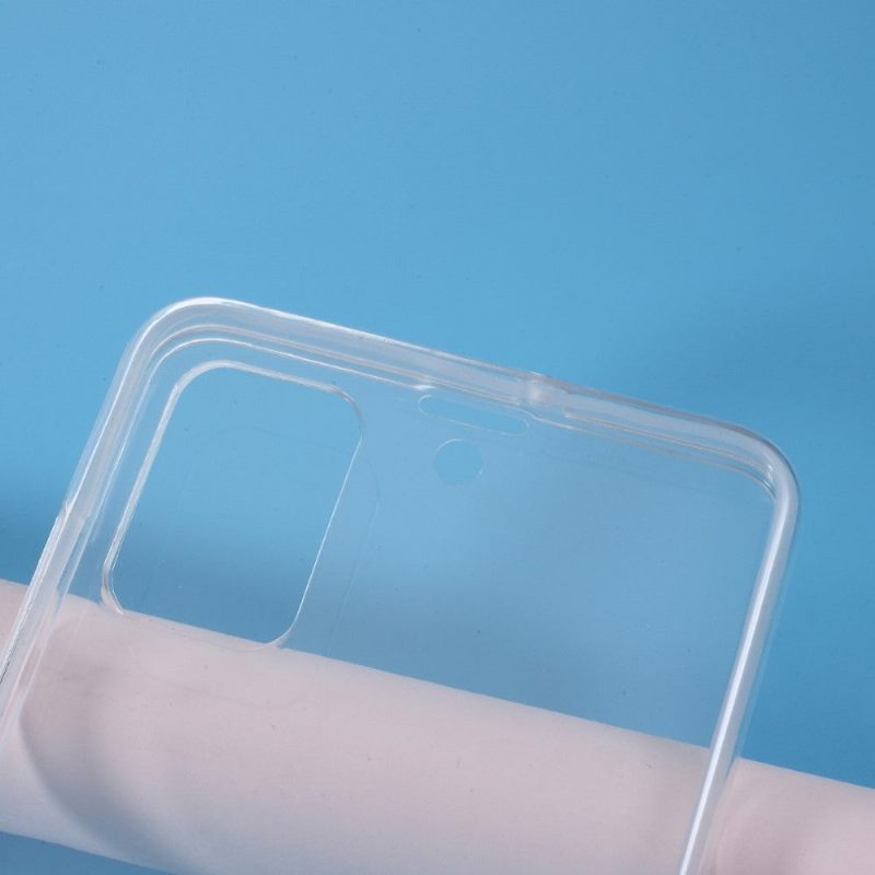 Hoesje voor Samsung Galaxy A71 Transparant Integraal 2 Stuks