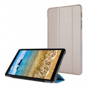 Bescherming Hoesje voor Samsung Galaxy Tab A7 Lite Zijdetextuur Van Imitatieleer