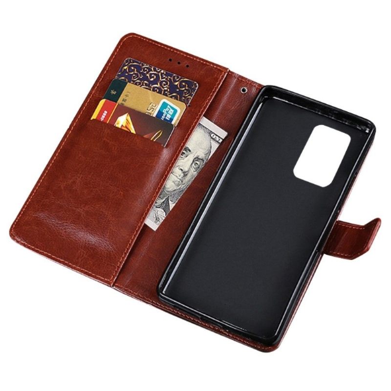 Flip Case voor Samsung Galaxy A53 5G Folio-hoesje Idewei Folio Ledereffect