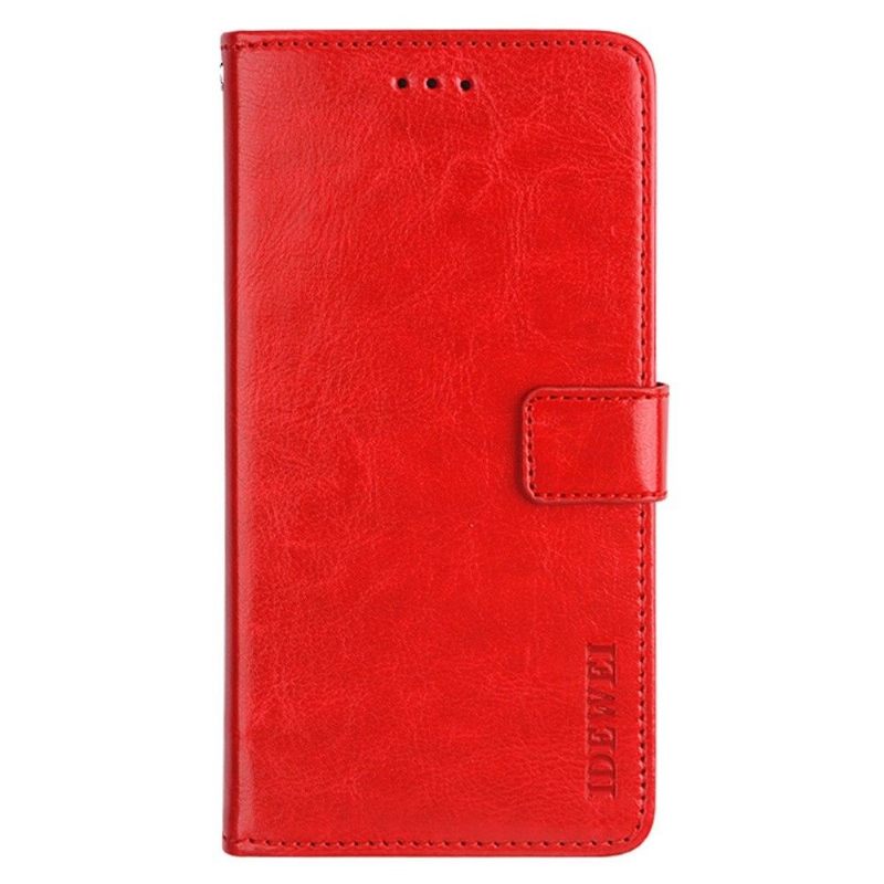 Flip Case voor Samsung Galaxy A53 5G Folio-hoesje Idewei Folio Ledereffect