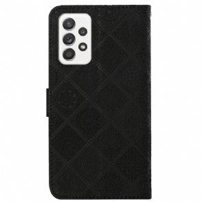 Flip Case voor Samsung Galaxy A53 5G Mandala Caleidoscoop