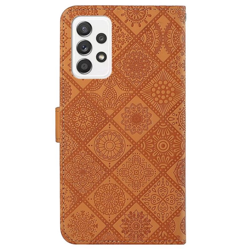 Flip Case voor Samsung Galaxy A53 5G Mandala Caleidoscoop