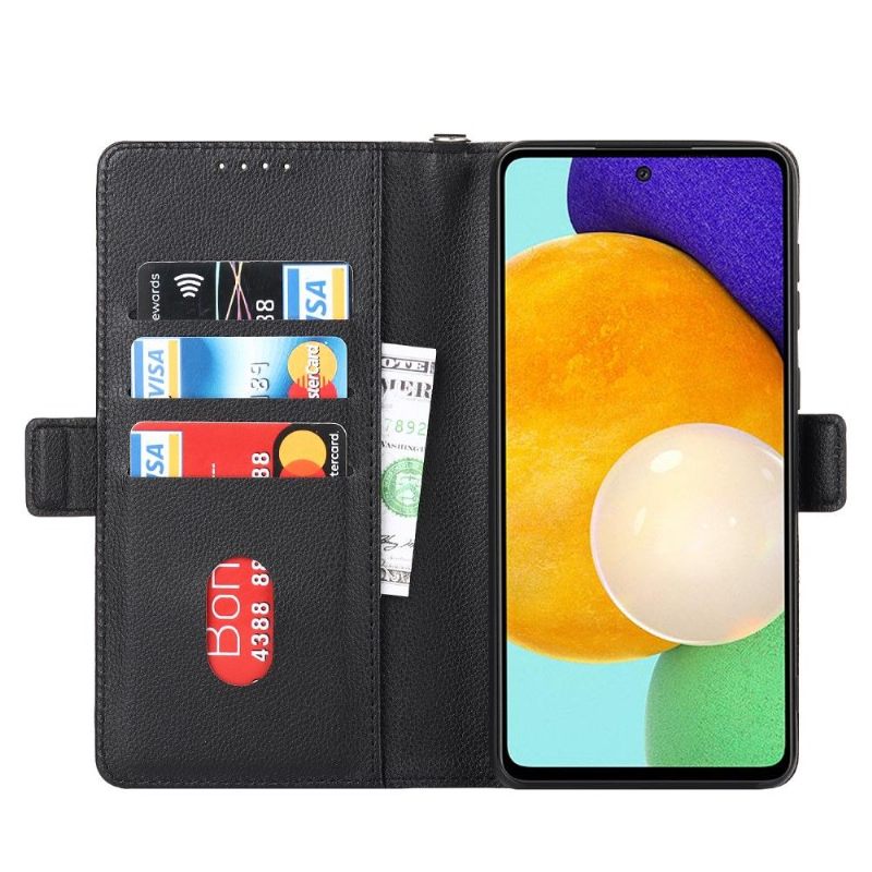 Folio-hoesje voor Samsung Galaxy A53 5G Anti-fall Bloemen Hart