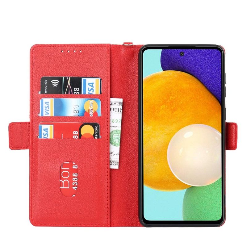 Folio-hoesje voor Samsung Galaxy A53 5G Anti-fall Bloemen Hart