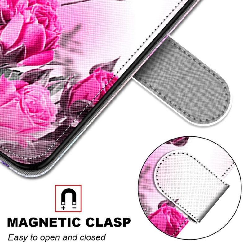 Folio-hoesje voor Samsung Galaxy A53 5G Anti-fall Roze