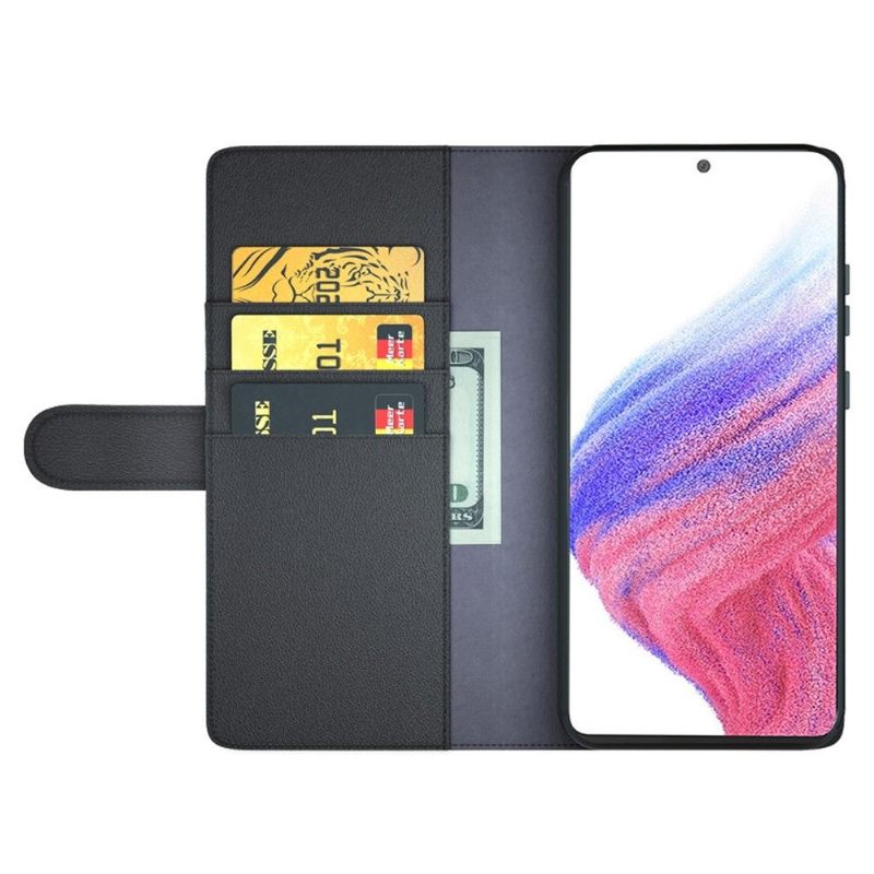 Folio-hoesje voor Samsung Galaxy A53 5G Premium Leer
