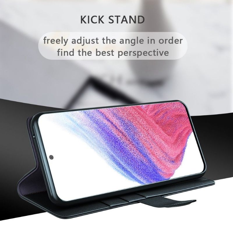 Folio-hoesje voor Samsung Galaxy A53 5G Premium Leer