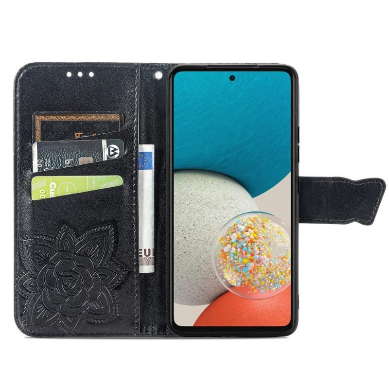Folio-hoesje voor Samsung Galaxy A53 5G Reliëfvlinder