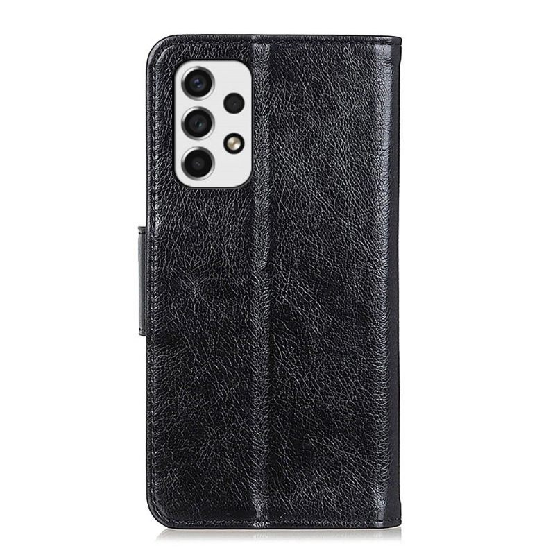 Folio-hoesje voor Samsung Galaxy A53 5G Verouderde Lederen Stijl