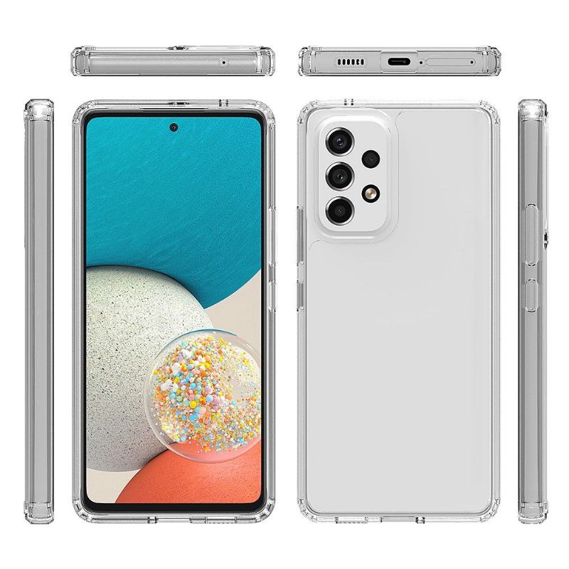 Hoesje voor Samsung Galaxy A53 5G Bescherming Hoesje Transparant
