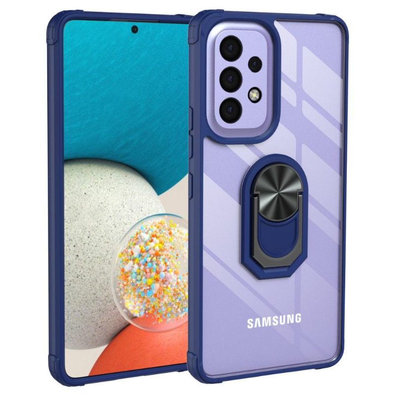 Hoesje voor Samsung Galaxy A53 5G Bescherming Hoesje Transparant Met Ring