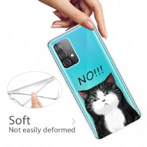 Hoesje voor Samsung Galaxy A53 5G Nee!!! Kat