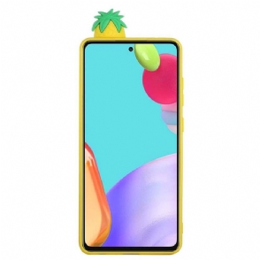 Hoesje voor Samsung Galaxy A53 5G Siliconen Ananas 3d