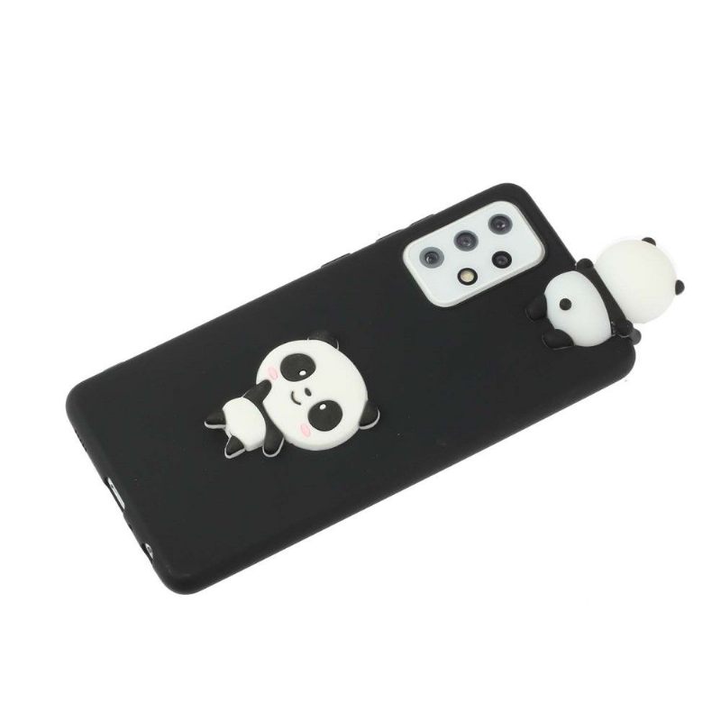 Hoesje voor Samsung Galaxy A53 5G Siliconen Panda 3d