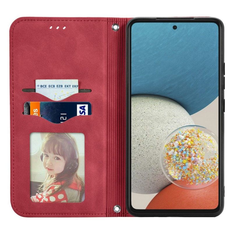 Leren Hoesje voor Samsung Galaxy A53 5G Bescherming Zakelijk Retro