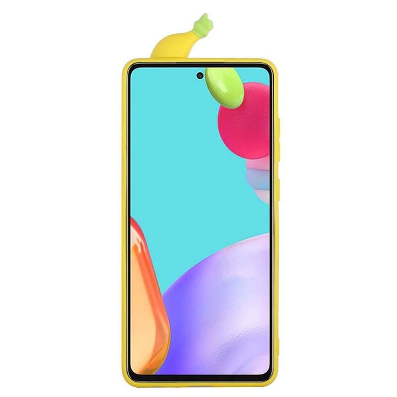 Telefoonhoesje voor Samsung Galaxy A53 5G Siliconen Banaan 3d