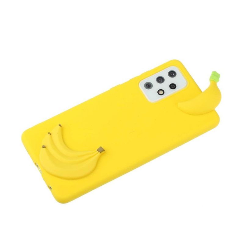 Telefoonhoesje voor Samsung Galaxy A53 5G Siliconen Banaan 3d