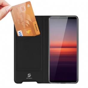 Folio-hoesje voor Sony Xperia 1 IV Zakelijk Satijneffect