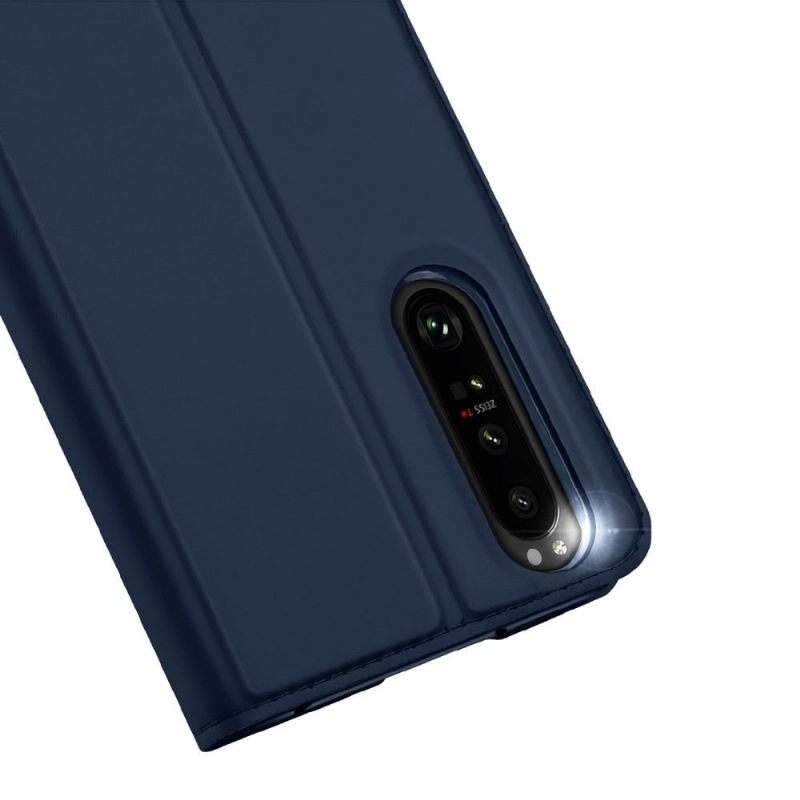 Folio-hoesje voor Sony Xperia 1 IV Zakelijk Satijneffect