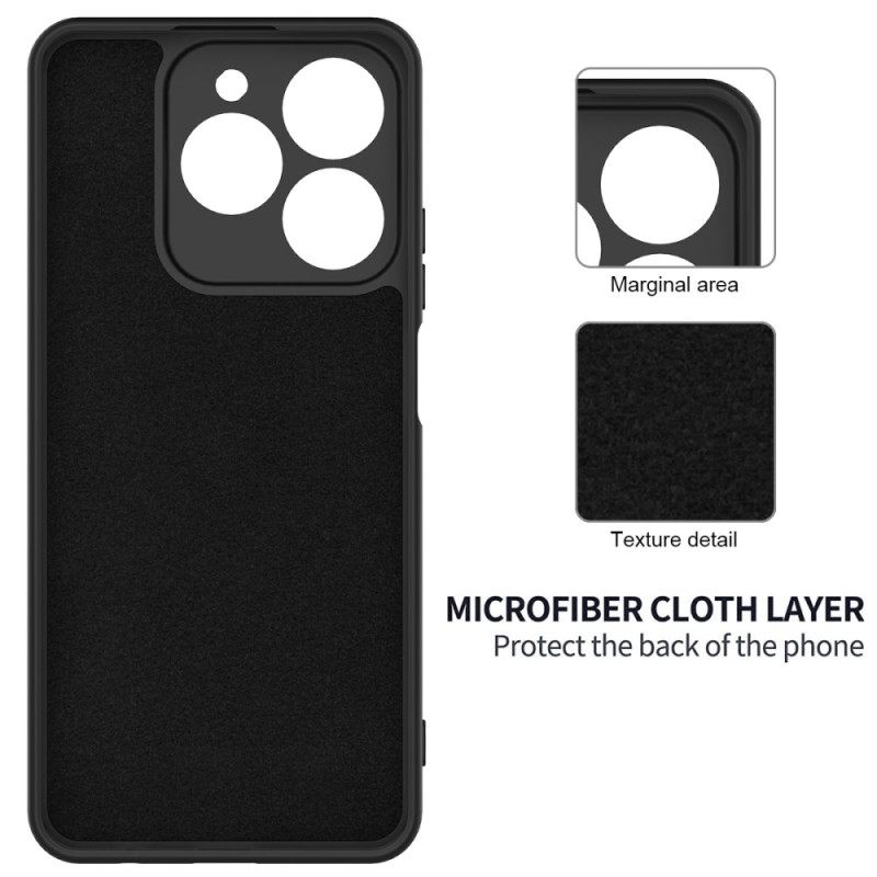 Hoesje Realme C61 Bandje Van Vloeibaar Siliconen